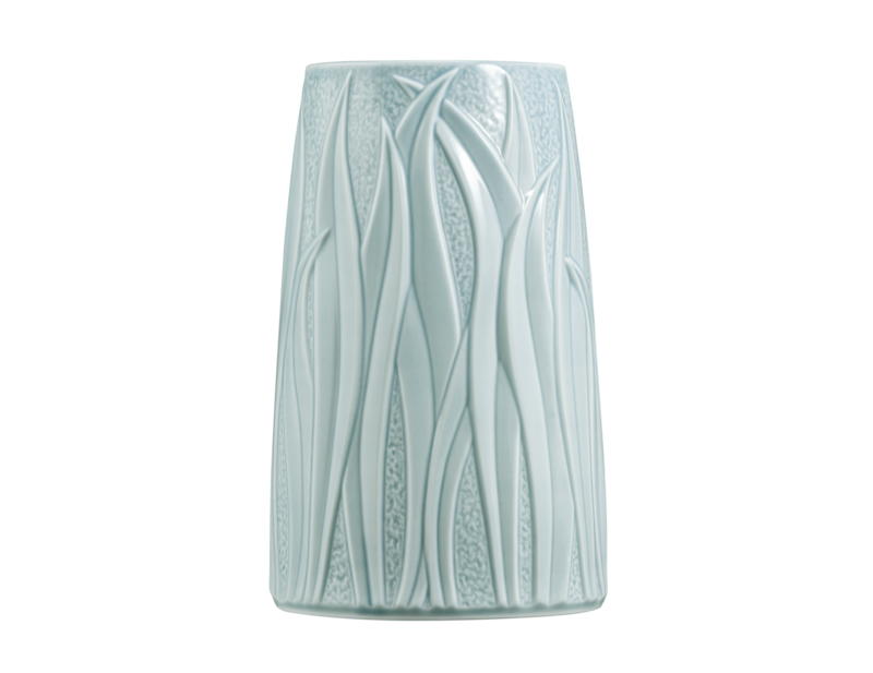 Koeniglich Tettau - Tettau Atelier Vase 16 cm Gramina Arktisblau