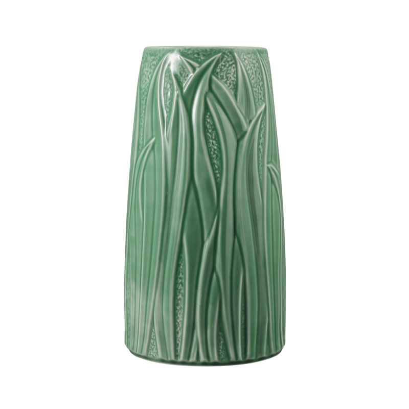 Koeniglich Tettau - Tettau Atelier Vase 19 cm Gramina Salbeigrün