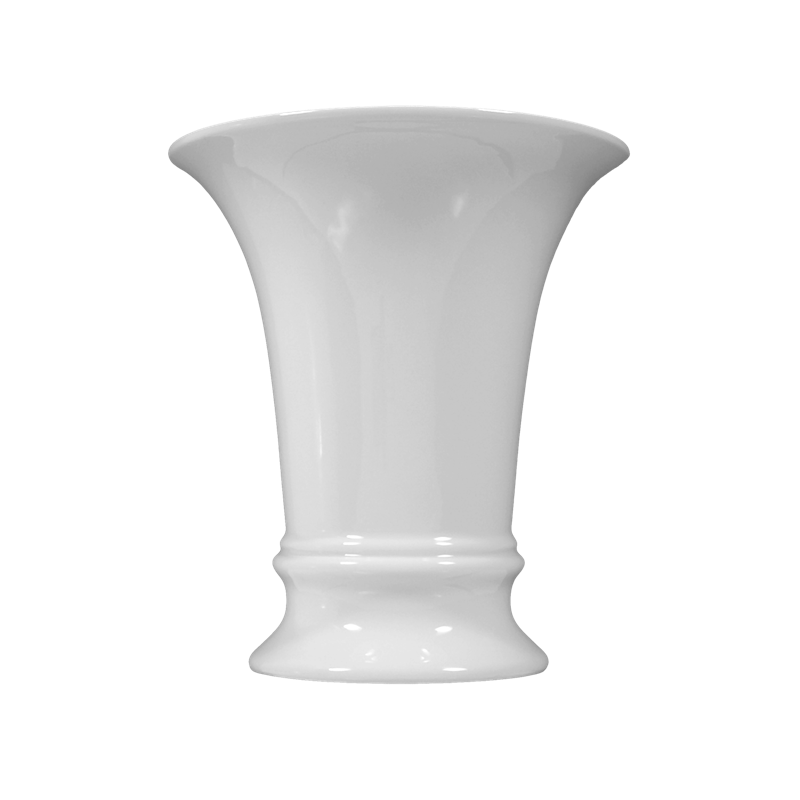 Koeniglich Tettau - Tettau Atelier Vase 16 cm Alt-Thüringen weiß