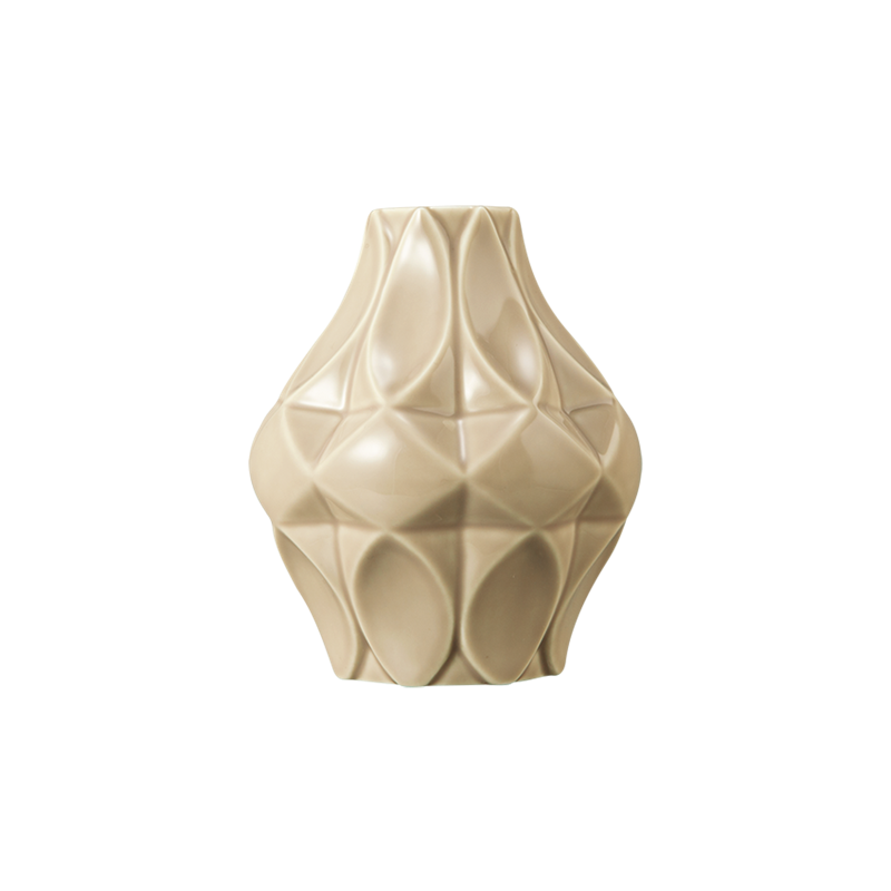 Koeniglich Tettau - Tettau Atelier Vase 20/02 11 cm Sandbeige