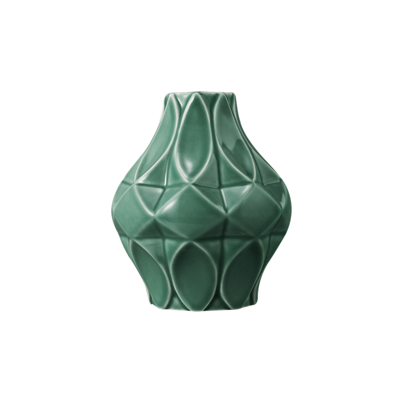 Koeniglich Tettau - Tettau Atelier Vase 20/02 11 cm Salbeigrün