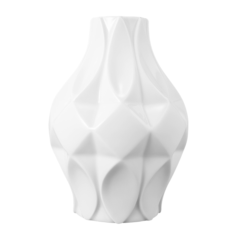 Koeniglich Tettau - Tettau Atelier Vase 20/02 21 cm weiß