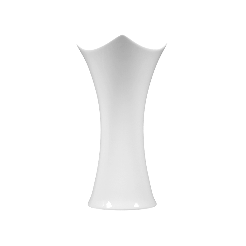 Koeniglich Tettau - Jade Vase 23 cm weiß