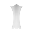 Jade Vase 27 cm weiß